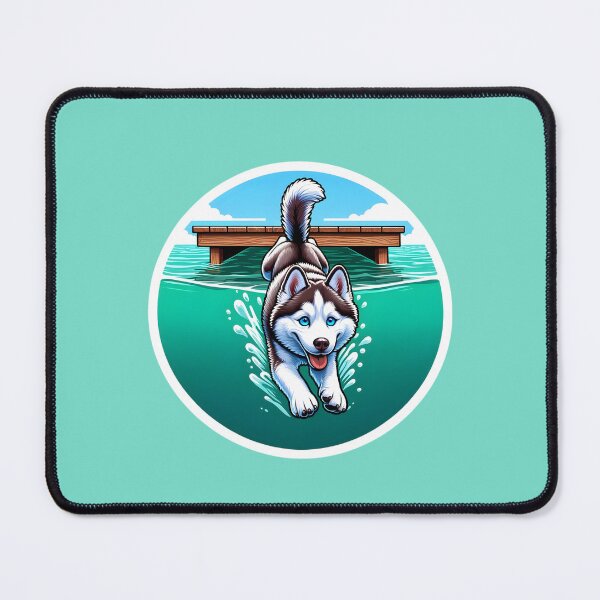 Item preview, Husky's Lake Plunge designed and sold by Anechkau.