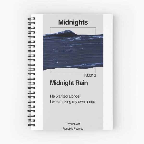 Item preview, TAYLOR SWIFT - Midnight Rain- Paint Swatch Design designed and sold by LenasVersion.