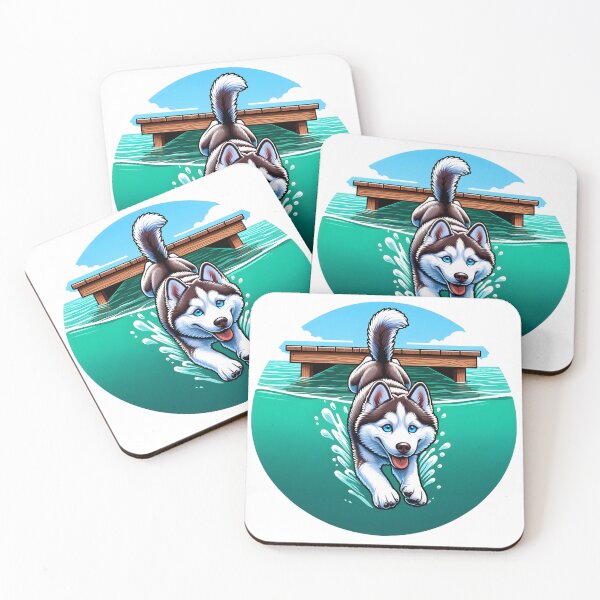 Item preview,  Husky's Lake Plunge designed and sold by Anechkau.