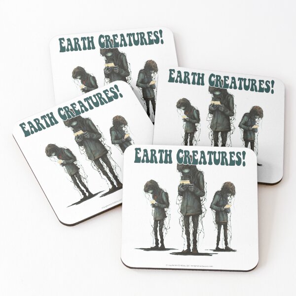 Item preview, Earth Creatures Who Are Yellow & Hairy - For Light Backgrounds designed and sold by The Imagination Source™.