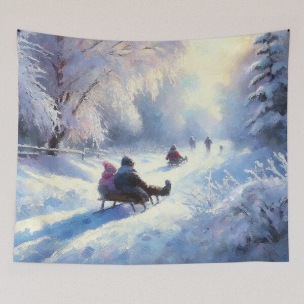 Item preview, Sledding Scene designed and sold by badguyduh.
