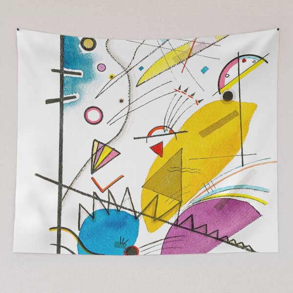 Item preview, HD. Continuous line, by Wassily Kandinsky designed and sold by MINDTHECHERRY.