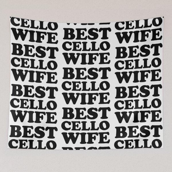 Item preview, best cello wife - gift designed and sold by EmeraldMusic.