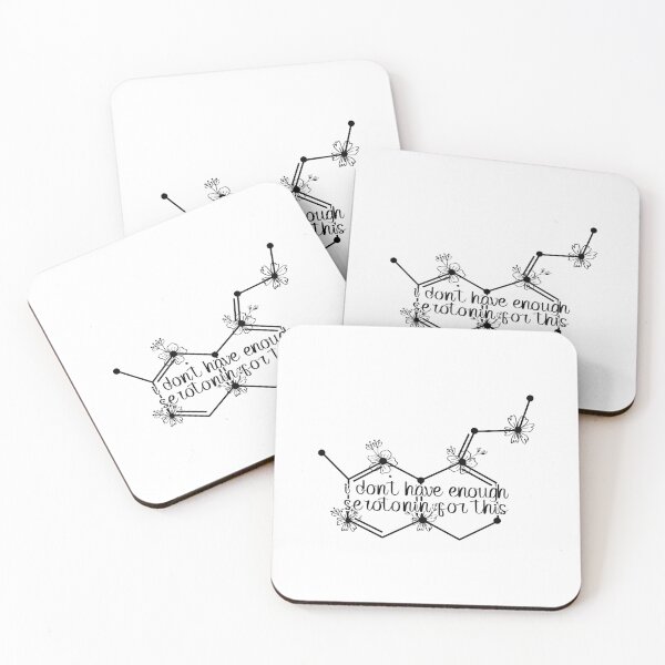 Item preview, i don't have enough serotonin for this, Sarcastic quote designed and sold by Mahfouf Younes.
