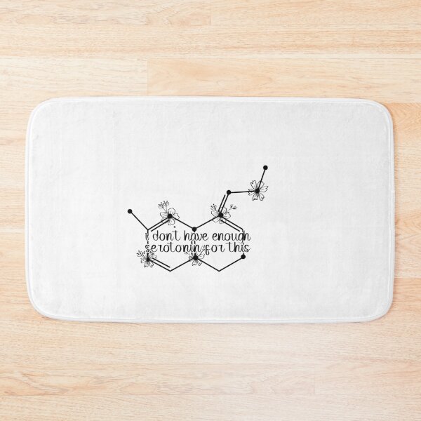 Item preview, i don't have enough serotonin for this, Sarcastic quote designed and sold by Mahfouf Younes.
