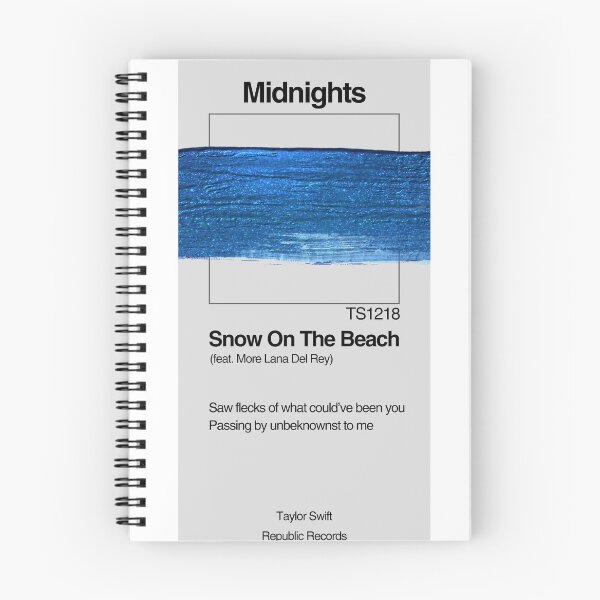 Item preview, TAYLOR SWIFT - Snow On The Beach - Paint Swatch Design designed and sold by LenasVersion.