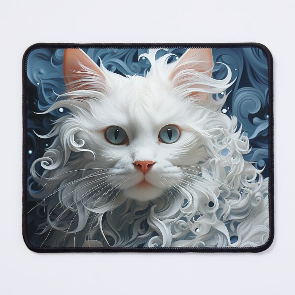 Item preview, Noble White Cat designed and sold by OldNewAmbient.