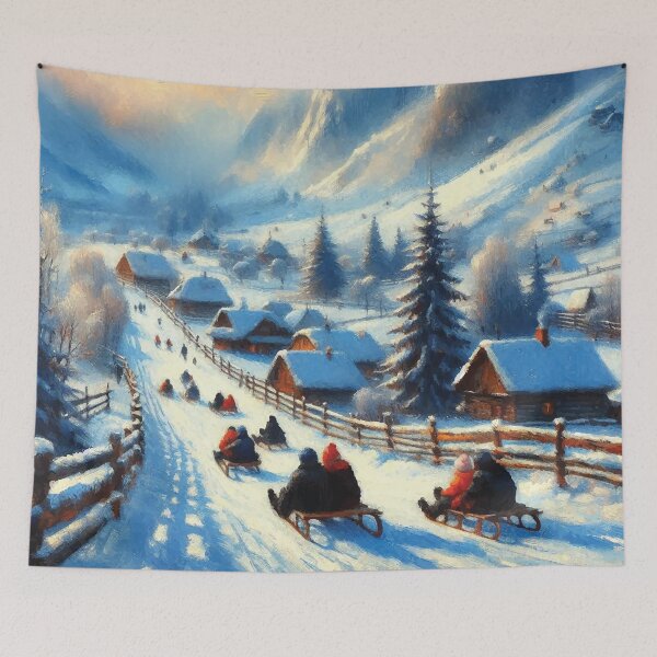 Item preview, Sledding Scene designed and sold by badguyduh.