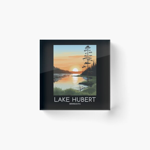 Item preview, A Pop Art Travel Print of Lake Hubert - Minnesota  designed and sold by StudioRedKoala.