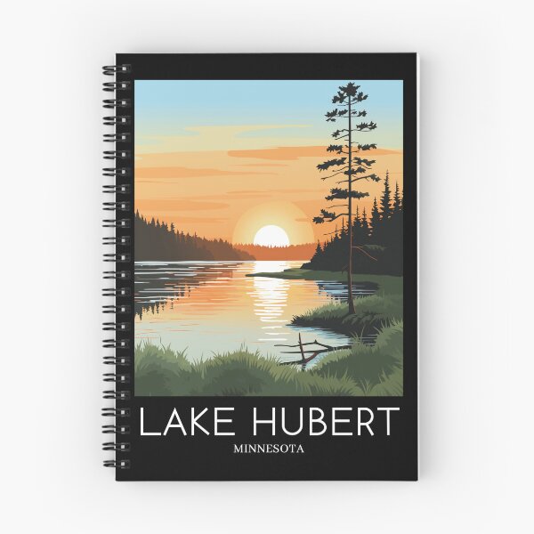 Item preview, A Pop Art Travel Print of Lake Hubert - Minnesota  designed and sold by StudioRedKoala.
