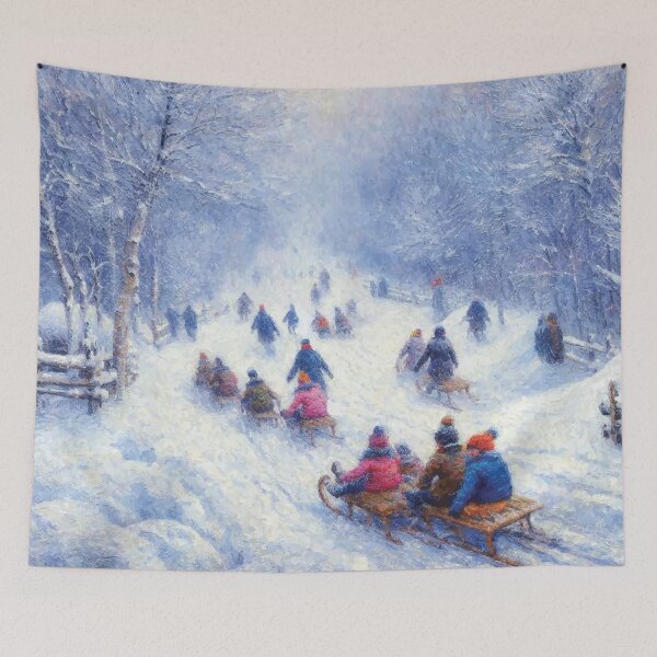 Item preview, Sledding Scene designed and sold by badguyduh.