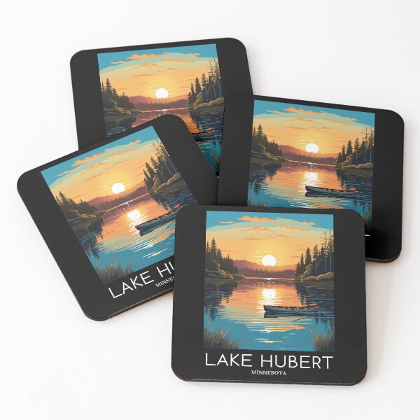 Item preview,  A Pop Art Travel Print of Lake Hubert - Minnesota  designed and sold by StudioRedKoala.
