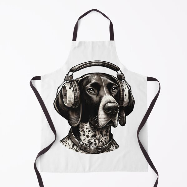 Item preview, Dog with Headphones  - German Shorthaired Pointer designed and sold by Truck Stop One.