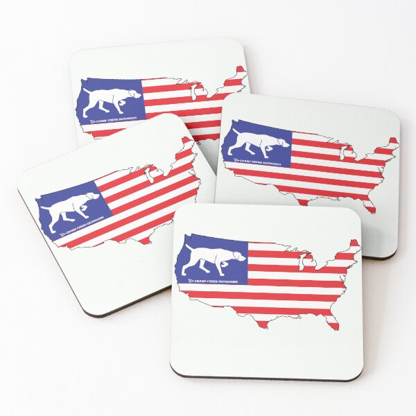 Item preview, Bird Dog Nation, Red, White and Blue Flag designed and sold by CraneCreek.