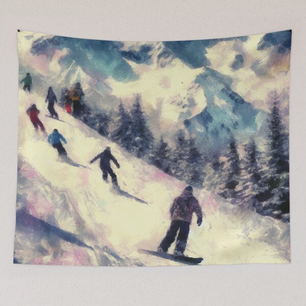 Item preview, Snowboarding Scene designed and sold by badguyduh.