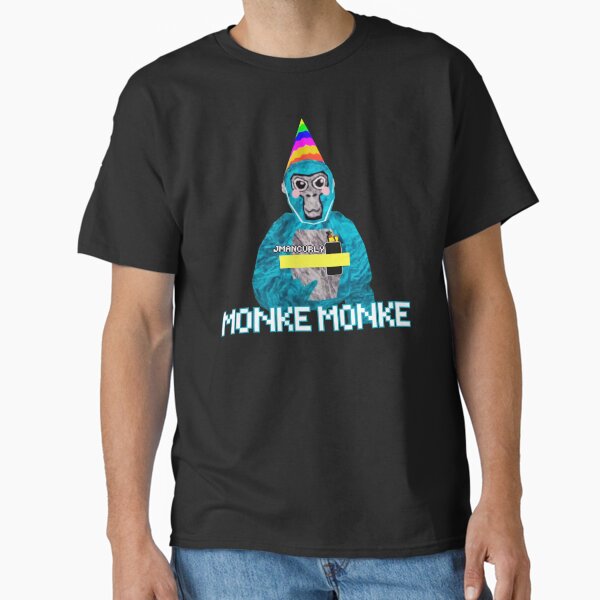 Item preview, Gorilla Tag JMANCURLY Monke Monke VR Gamer designed and sold by 7strikesquad.