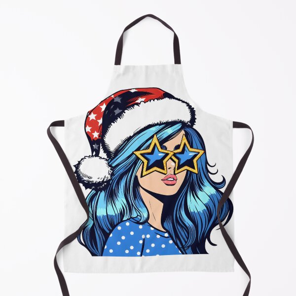 Item preview, Pop art Christmas girl designed and sold by AnetArtStore.