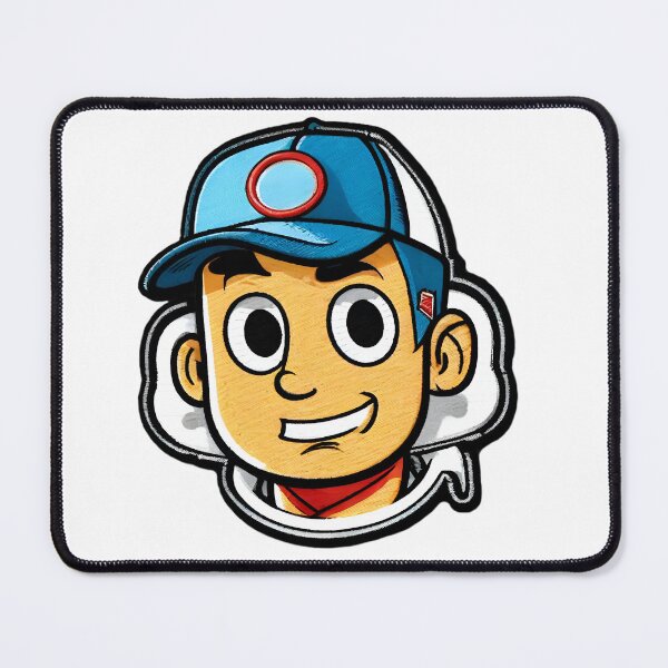 Item preview, A boy in a hat patch designed and sold by signenordic.