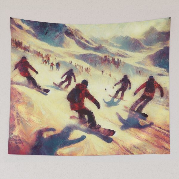 Item preview, Snowboarding Scene designed and sold by badguyduh.