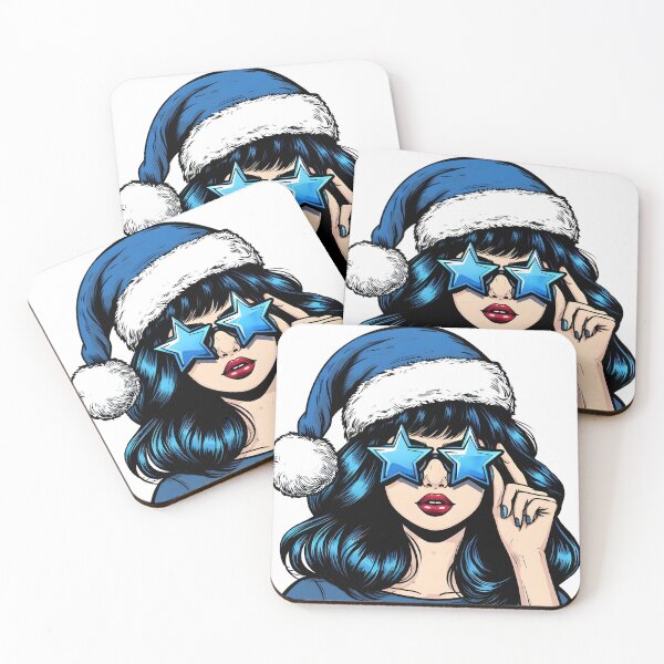 Item preview,  Pop art Christmas girl designed and sold by AnetArtStore.