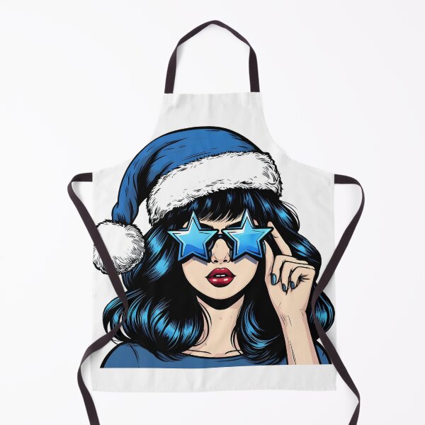Item preview, Pop art Christmas girl designed and sold by AnetArtStore.