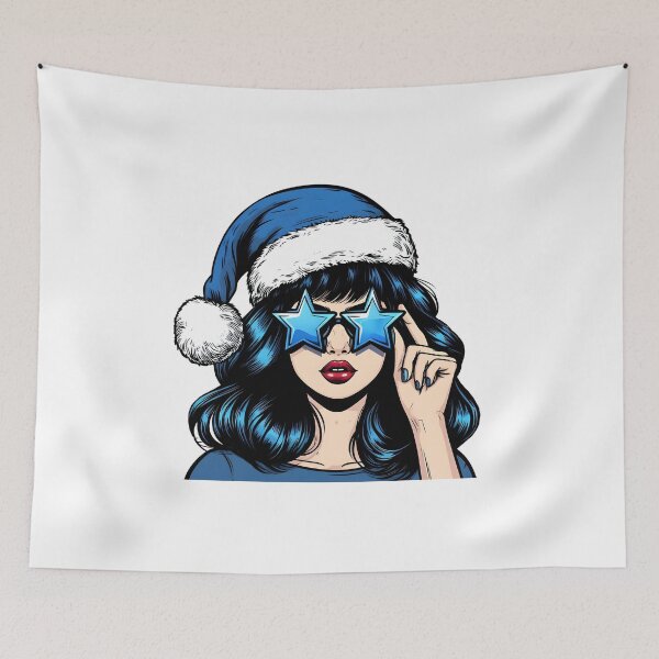 Item preview,  Chica de Navidad del arte pop designed and sold by AnetArtStore.