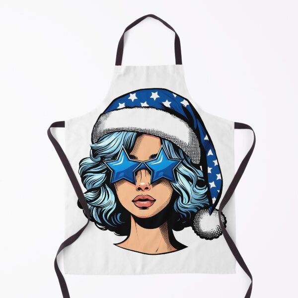 Item preview, Pop art Christmas girl designed and sold by AnetArtStore.