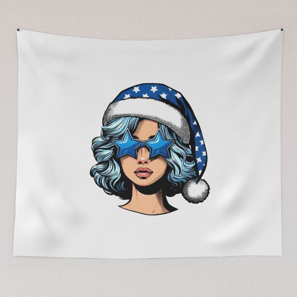 Item preview, Chica de Navidad del arte pop designed and sold by AnetArtStore.