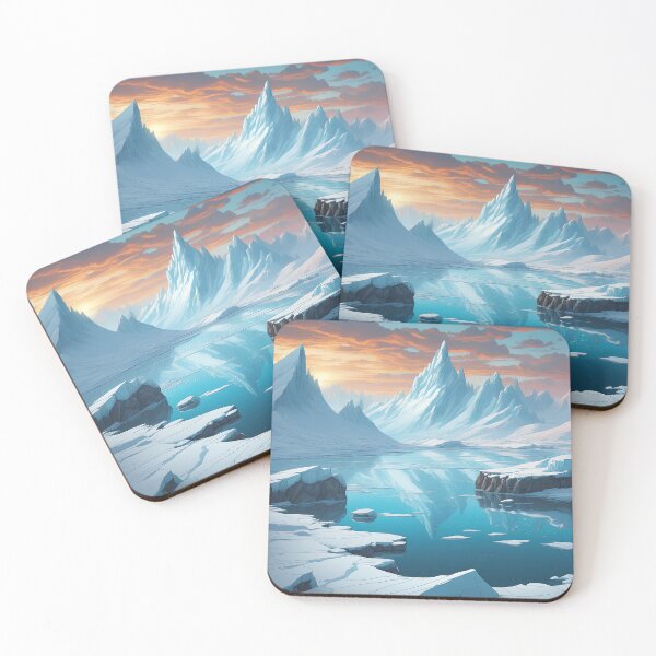Item preview, View of the Lake and Snow-Capped Mountains designed and sold by Design-Illusi0n.