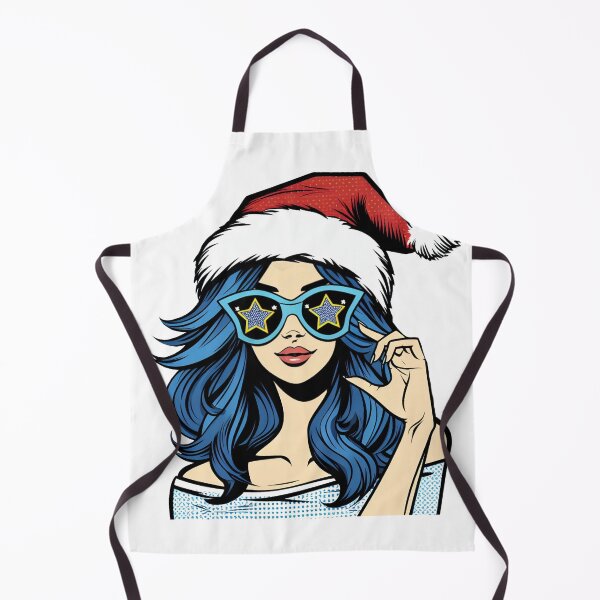 Item preview, Pop art Christmas girl designed and sold by AnetArtStore.