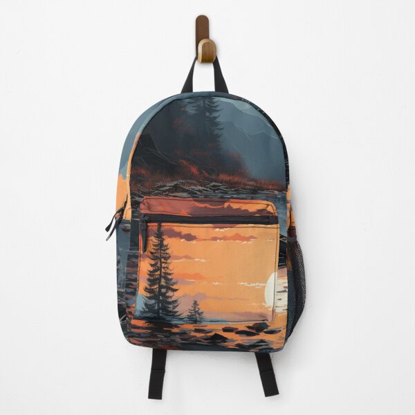 Item preview, sunset landscape designed and sold by Riverside-Moon.