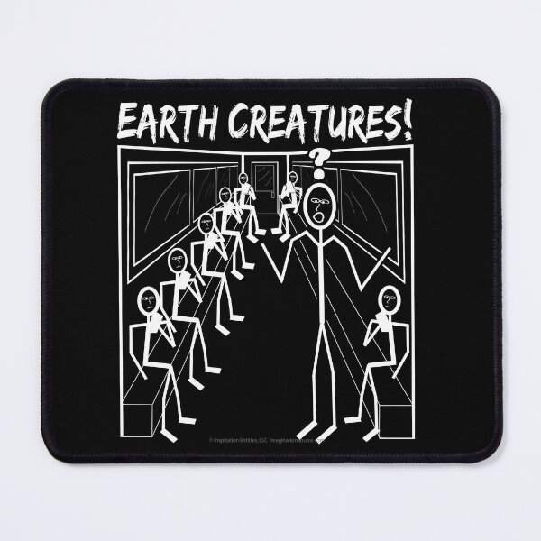 Item preview, Earth Creatures In The Subway? -  For DARK Backgrounds designed and sold by The Imagination Source™.