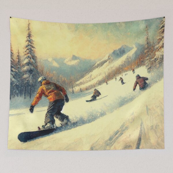 Item preview, Snowboarding Scene designed and sold by badguyduh.