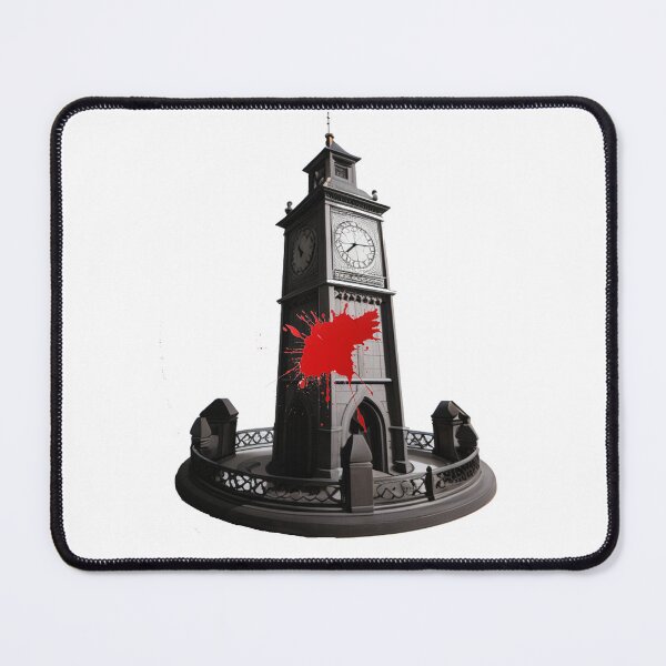 Item preview, blood splattered on a clocktower designed and sold by creative-cub.