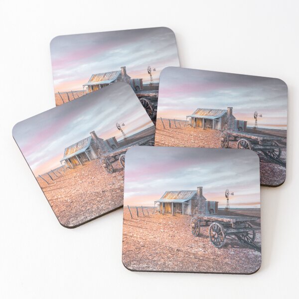 Item preview, old wagon and blacksmith shop designed and sold by RustyTinGallery.