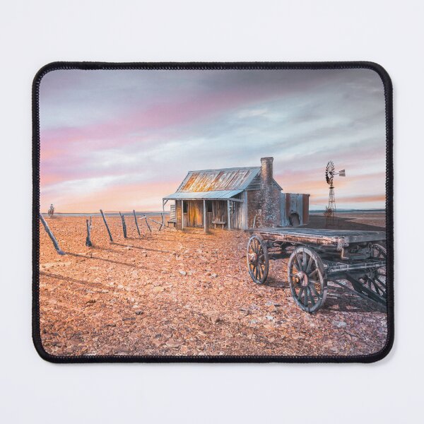 Item preview, old wagon and blacksmith shop designed and sold by RustyTinGallery.