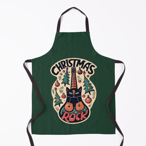 Item preview,  "Christmas Rock Cat with a Guitar" designed and sold by Charm-Creations.