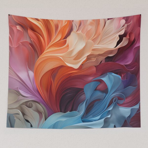 Item preview, Wavy painting designed and sold by Riverside-Moon.