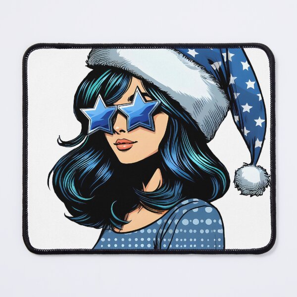 Item preview, Pop art Christmas girl designed and sold by AnetArtStore.