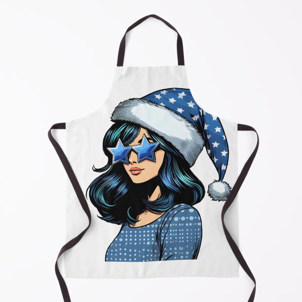 Item preview, Pop art Christmas girl designed and sold by AnetArtStore.