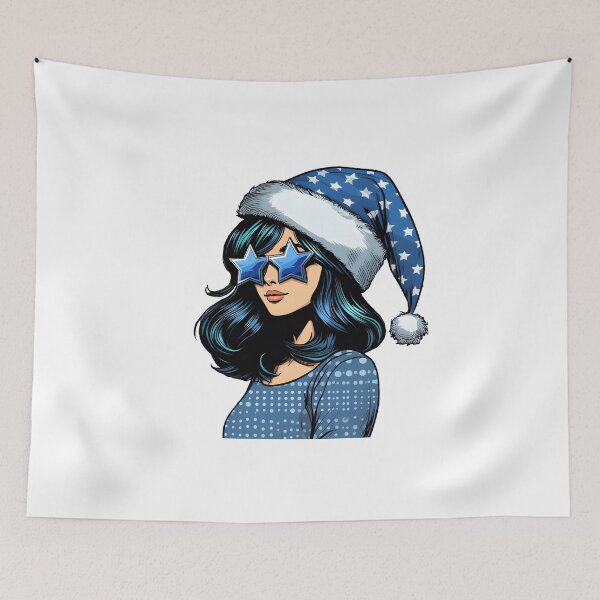 Item preview, Chica de Navidad del arte pop designed and sold by AnetArtStore.