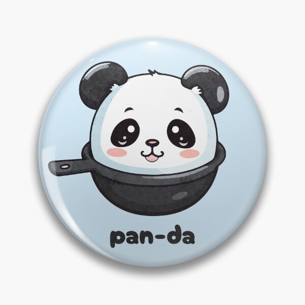 Item preview, Pan-da - Kawaii Panda in Frying Pan designed and sold by Sir Meow Meow.