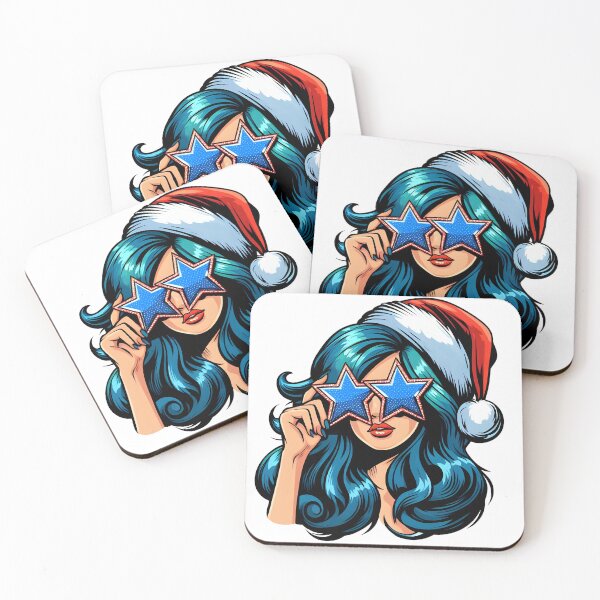Item preview, Pop art Christmas girl designed and sold by AnetArtStore.