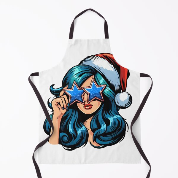 Item preview, Pop art Christmas girl designed and sold by AnetArtStore.