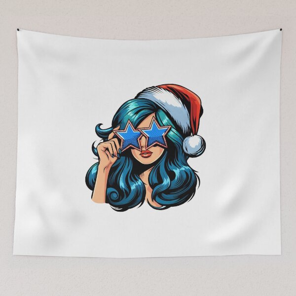 Item preview, Chica de Navidad del arte pop designed and sold by AnetArtStore.