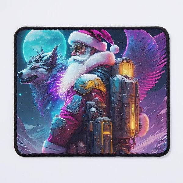 Item preview, Cyber Santa Clause moon werewolf and univerce designed and sold by Meandmyshop.