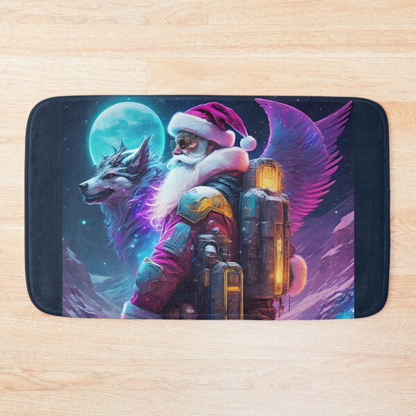 Item preview, Cyber Santa Clause moon werewolf and univerce designed and sold by Meandmyshop.