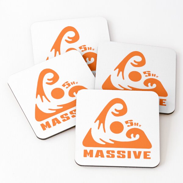 Artikelvorschau, 5Hz MASSIV. 5 HERTZ SURF-LOGO. ORANGE. entworfen und verkauft von 5hertz.