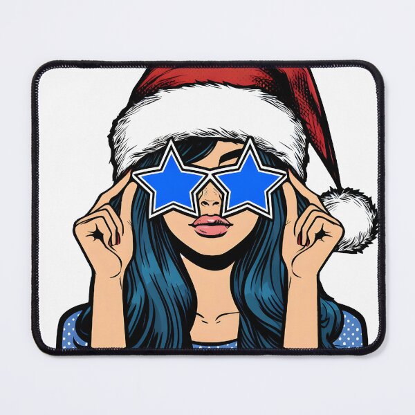 Item preview, Pop art Christmas girl designed and sold by AnetArtStore.