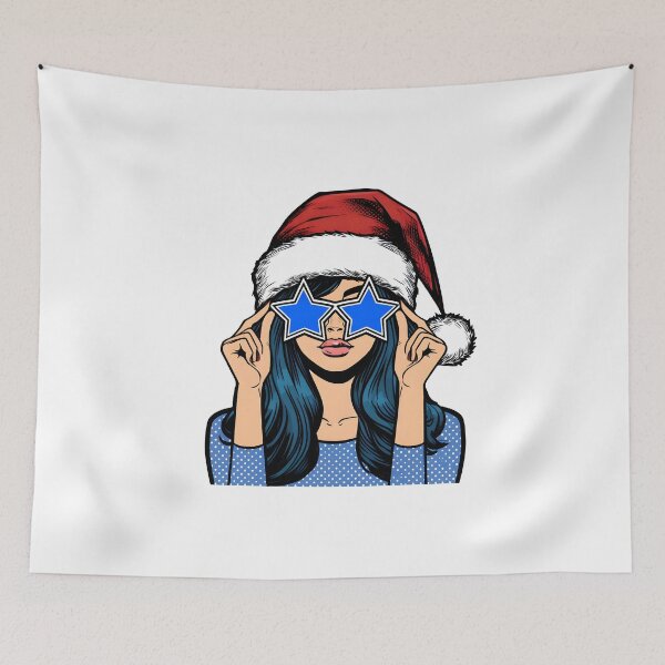 Item preview,  Chica de Navidad del arte pop designed and sold by AnetArtStore.